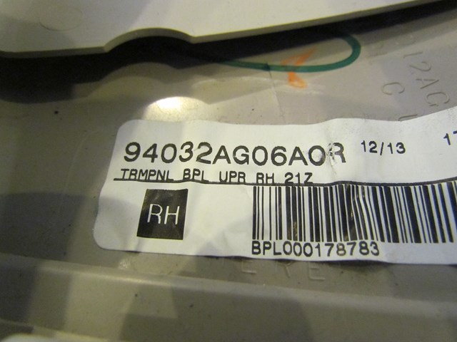 2005 Subaru Legacy GT RH Passenger Upper B Pillar Panel 94032AG06A0R