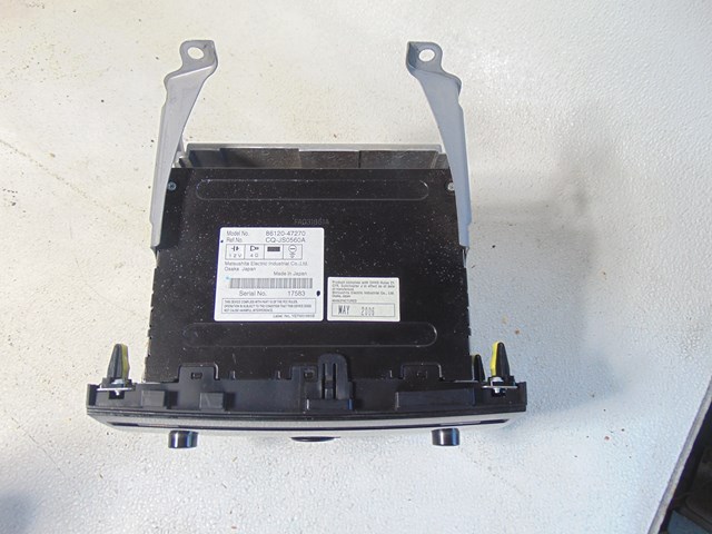 06 07 08 09 Toyota Prius Radio CD Receiver with Cubby & Brackets 86120-47270