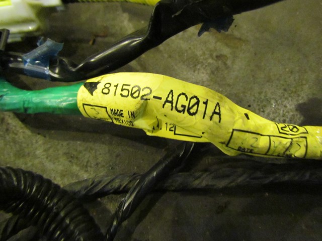 2005 Subaru Legacy GT RH Wiring Harness Assy 81502-AG01A