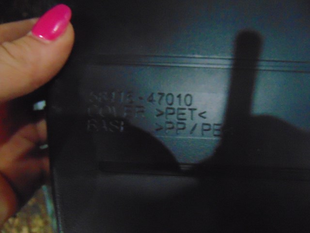 2007 Toyota Prius Spare Tire Cover--Grey