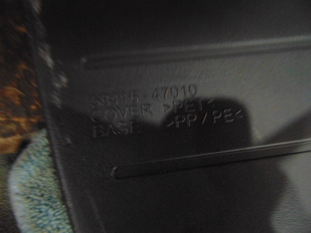 2007 Toyota Prius Spare Tire Cover- Trunk Floor Board Tan