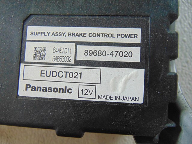 2007 Toyota Prius Brake Control Power Supply 89680-47020