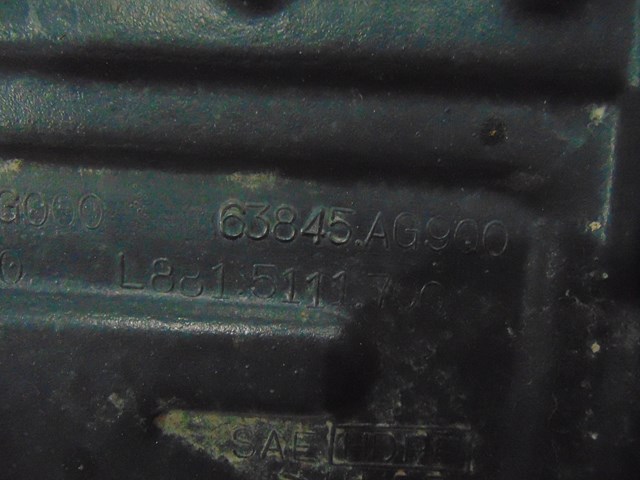 2003 Infiniti M45 Front LH Driver Front Fender Liner Portion 63845AG900