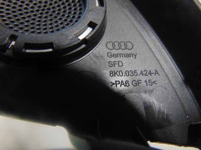 2010 Audi S4 RH Passenger Sail Panel & Speaker Cover 8K0035424