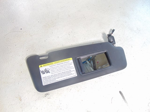 2010 Audi S4  RH Passenger Sun Visor