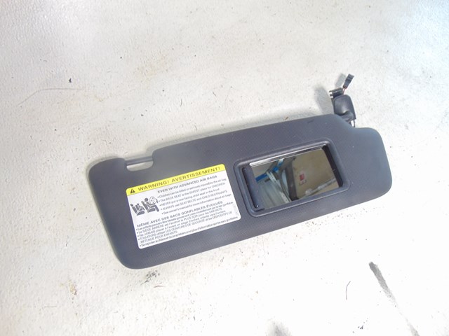 2010 Audi S4  RH Passenger Sun Visor