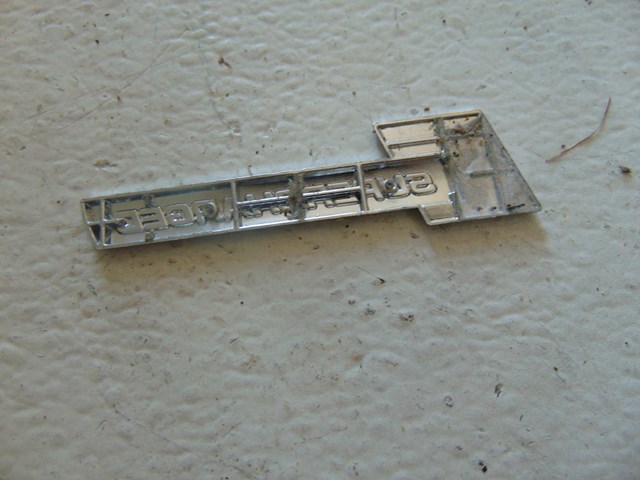 2010 Audi S4 Supercharged Fender Emblem