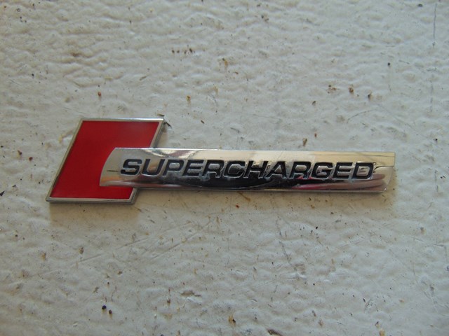 2010 Audi S4 Supercharged Fender Emblem