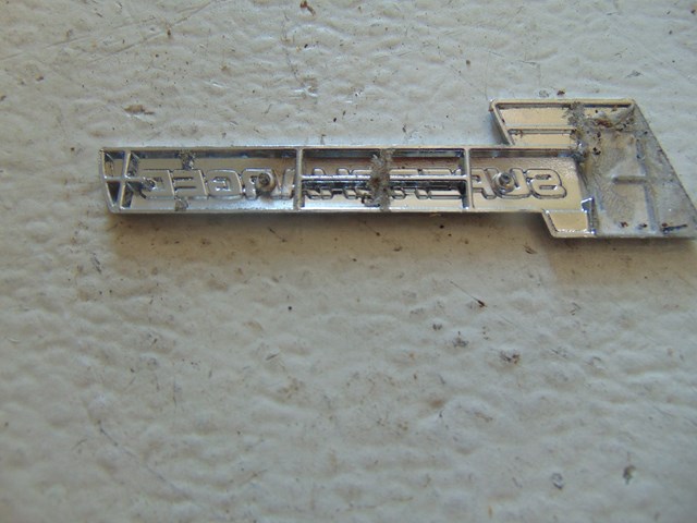 2010 Audi S4 Supercharged Fender Emblem