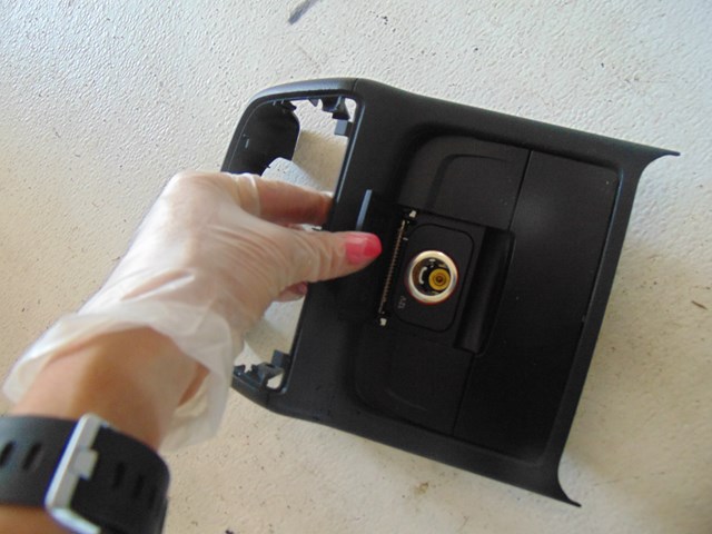 2010 Audi S4 Center Console Rear Trim w/Charging Port 8K0 864 376