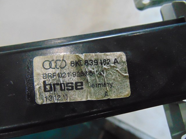 2010 Audi S4 Rear RH  Window Regulator 8K0 839 462