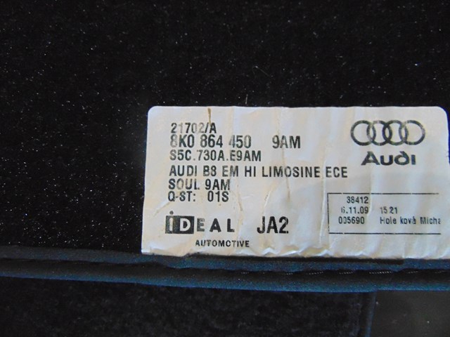 2010 Audi S4 Floor Mats Set