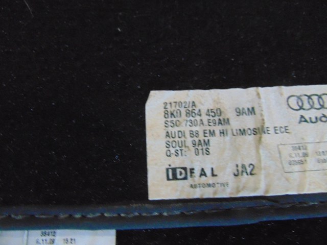 2010 Audi S4 Floor Mats Set