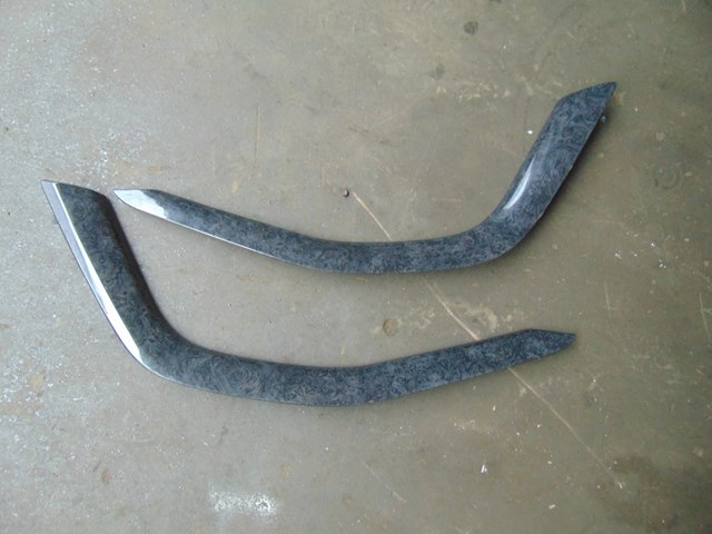 2001 Acura CL Type S Center Console Side Trim Pieces Grey Marble