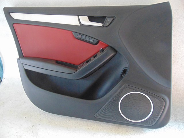 2010 Audi S4 Front LH Driver Door Panel w/Master Switch