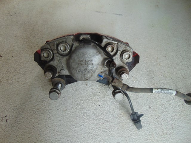 2010 Audi S4 Front LH Driver Caliper-Red 8K0105T