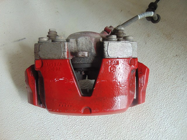 2010 Audi S4 Front RH Passenger Caliper-Red 8K0106T