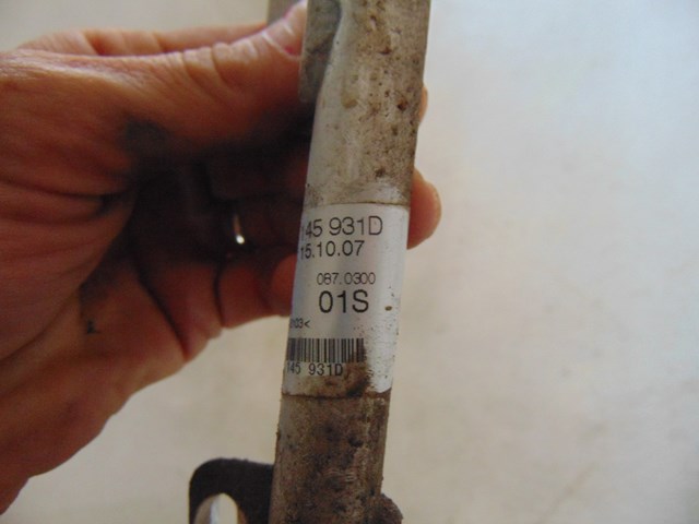 2010 Audi S4 Coolant Pipe 8K0 145 931