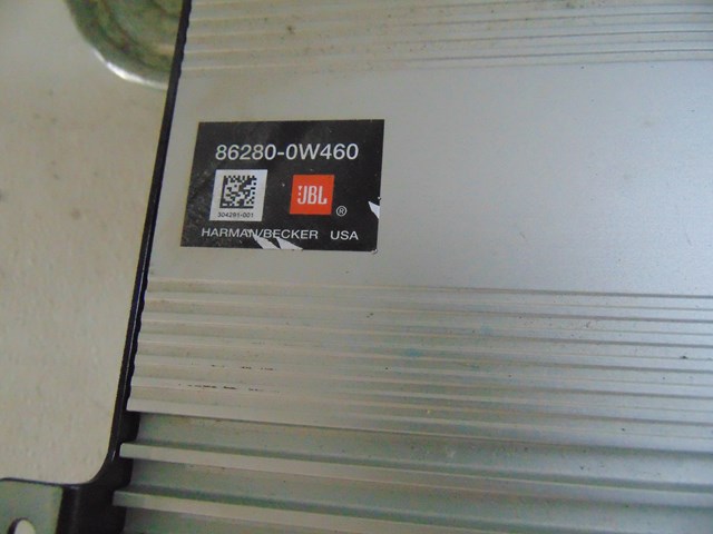 2007 Toyota Prius JBL Audio Stereo AMP Amplifier w/Bracket OEM 86280-0W460