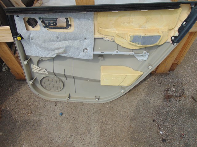 2007 Toyota Prius Rear LH Driver Door Panel w/JBL Tweeter