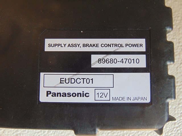 2007 Toyota Brake Power Supply Control Module 89680 47010