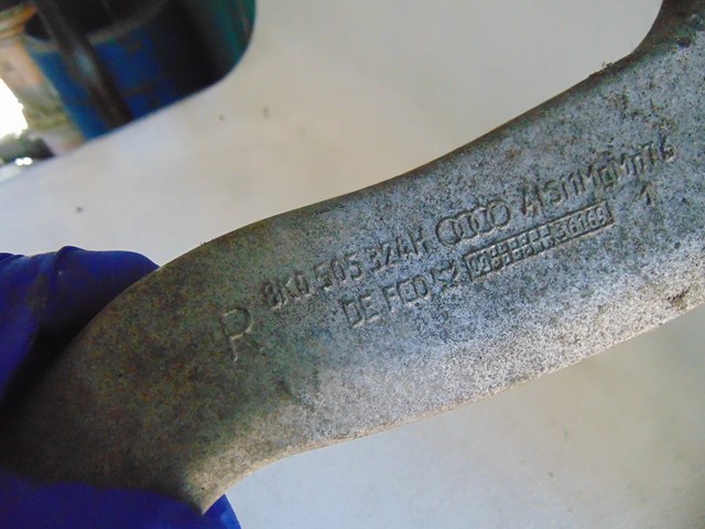 2010 Audi S4 Sport Rear RH Passenger Upper Control Arm 8K0505324H