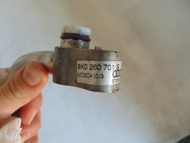 2010 Audi S4 Lower AC Hoses 8K0 260 701 S