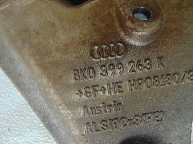 2010 Audi S4 Transmission Mount Bracket Crossmember 8K0 399 263 K