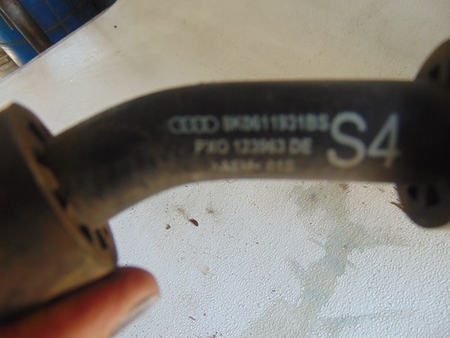 2010 Audi S4 Power Brake Booster Vacuum Lines 8K0611931BS