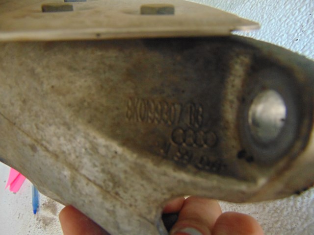 2010 Audi S4 LH Driver Engine Mount 8K0199307BG