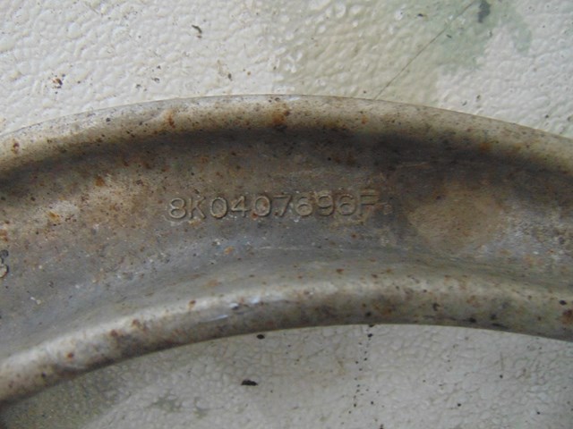 2010 Audi S4 Front RH Passenger Lower Control Rearward Arm 8K0407696F