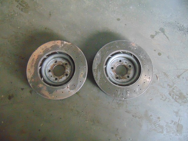 2010 Audi S4 Sport Brake Front Rotor Set