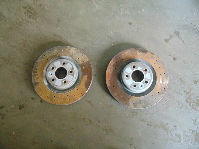 2010 Audi S4 Sport Brake Front Rotor Set