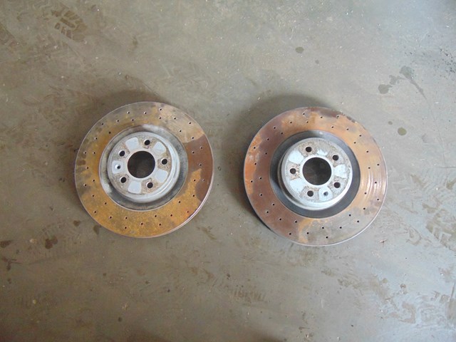 2010 Audi S4 Sport Brake Front Rotor Set