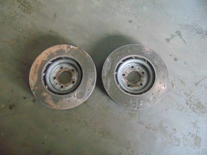 2010 Audi S4 Sport Brake Front Rotor Set