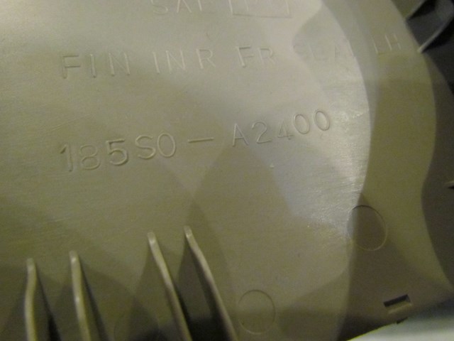 2009 Infiniti G37 Front RH Passenger Seat Panels 185S0-A2400 185T0-A2400