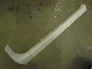 2008 Infiniti G37 RH Passenger Inner Sill Kick Plate Beige