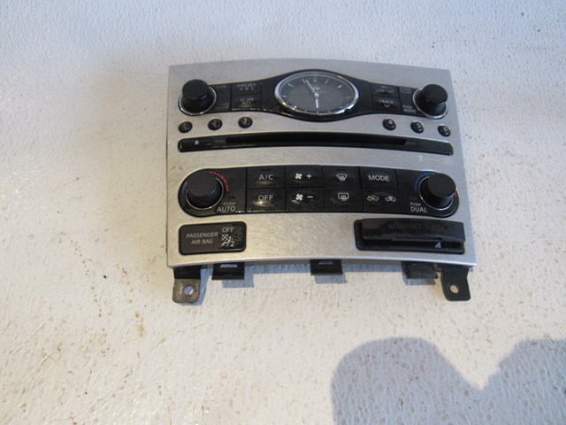 2008 Infiniti G37 Radio Face Plate 25391 JK65B