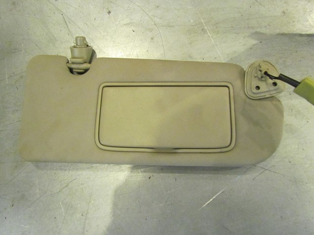 2008 Infiniti G37 RH Passenger Sun Visor