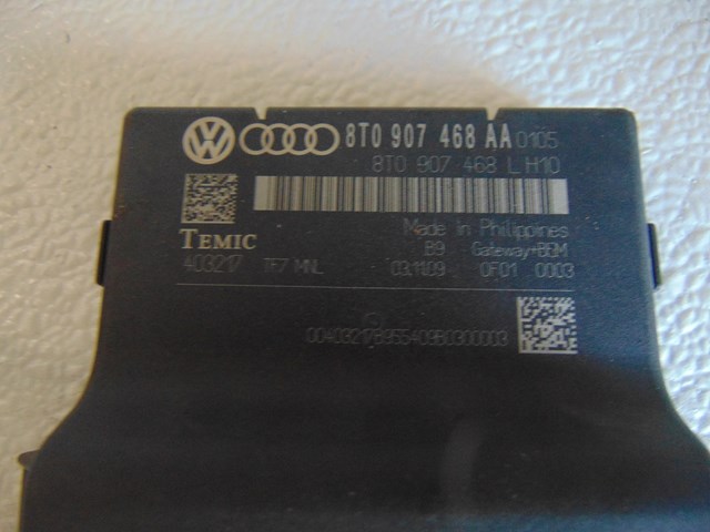 2010 Audi S4 Gateway Control Module 8T0 907 468 AA