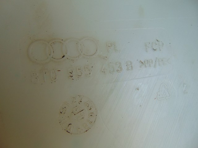 2010 Audi S4 Windshield Washer Reservoir Tank OEM 8T0955453B