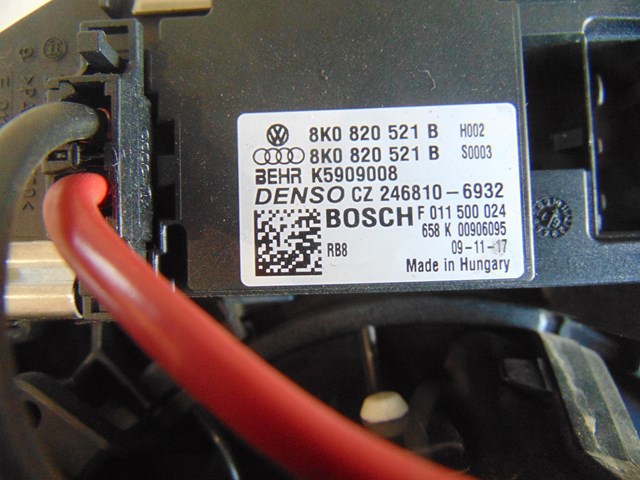 2010 Audi S4 Blower Motor Assembly 8K0820521B