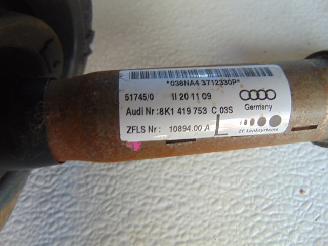 2010 Audi S4 Intermediate Shaft Steering Column 8K1 419 753