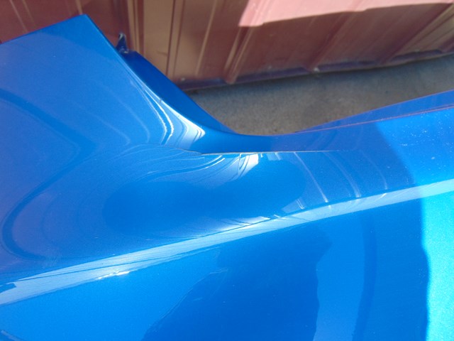 2010 Audi S4 Sport Rear Bumper Cover Blue OEM