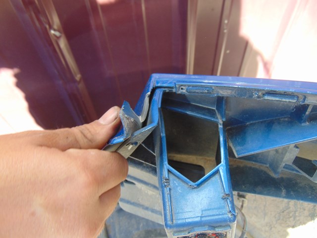 2010 Audi S4 Sport Rear Bumper Cover Blue OEM