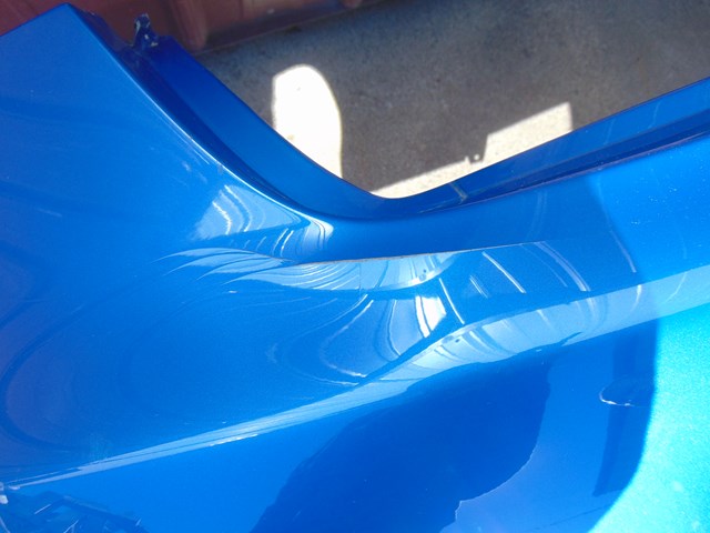 2010 Audi S4 Sport Rear Bumper Cover Blue OEM