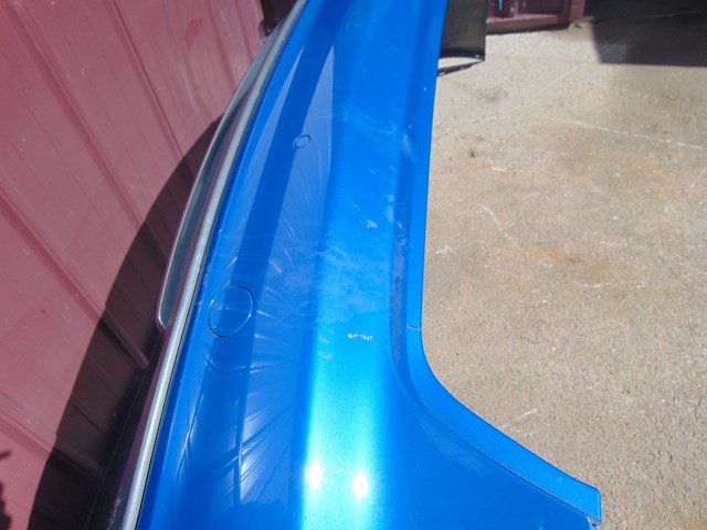 2010 Audi S4 Sport Rear Bumper Cover Blue OEM