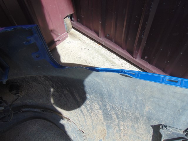 2010 Audi S4 Sport Rear Bumper Cover Blue OEM