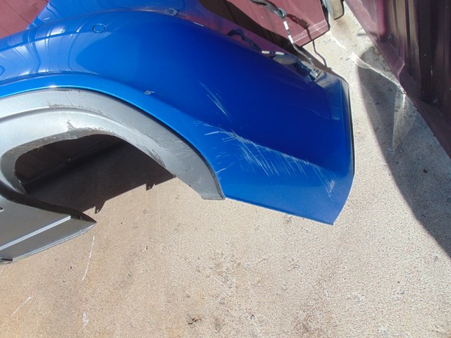 2010 Audi S4 Sport Rear Bumper Cover Blue OEM