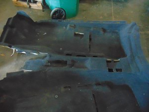 2010 Audi S4 Interior Carpet Bleimish/missing fibers- see photos